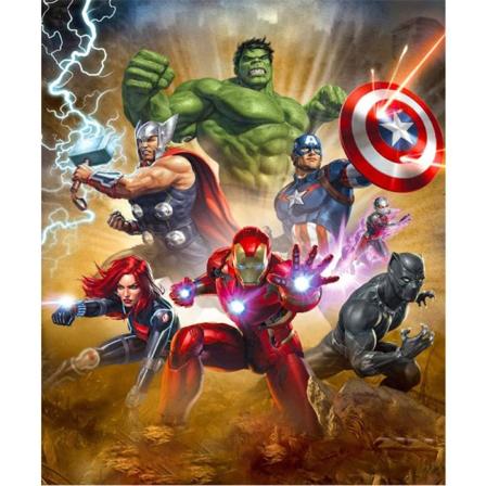 5D Diamantmaleri Avengers DIY Full Diamond Dekorasjon Klistremerke