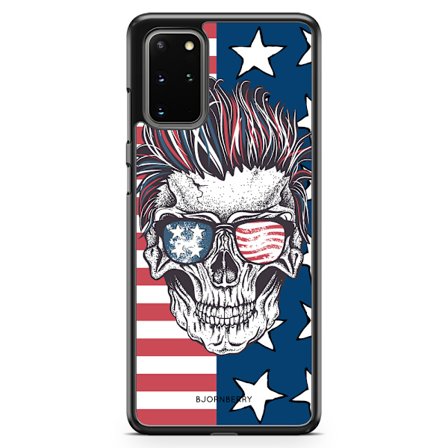 Bjornberry Skal Samsung Galaxy S20 Plus - USA Dödskalle