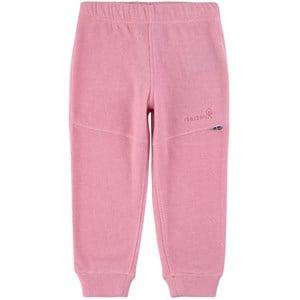 Isbjörn Of Sweden Bubblegum Lynx Fleece Pant 122/128 cm - Fleeces and midlayers - 122/128 cm - Pink