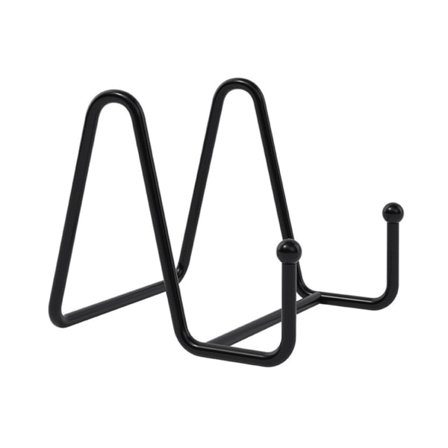 Plate Stativ for Visning Jern Staffeli Display Stativ Holder Metallramme for Bilder Foto Dekorativ Skål Bordplate Kunst 3 tommer