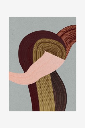 Malerifabrikken - Poster Fibers 4 - Flerfärgad - Posters - Från Homeroom