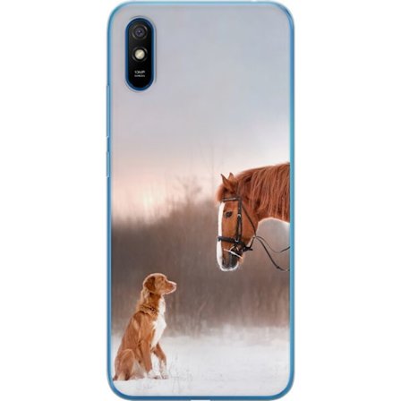 Yhteensopiva Puhelinkuori Xiaomi Xiaomi Redmi 9A Härkä & Koira