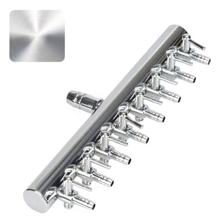 Spjældventil til iltpumpe, dispenser til akvarium, splitter