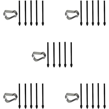 25 st stylus refill ersättning stylus touch pen spets substitut nib för Galaxy Note20/Note10/Tab S6/Tab S7-Svart