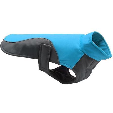 Pet Dog Fleece Vadderad väst Coat Valp Varm Jacka Outdoor Puffer Kläder W Blue 3XL