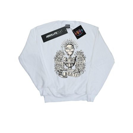 Disney Boys Coco Mama Knows Best Sweatshirt 7-8 år Vit