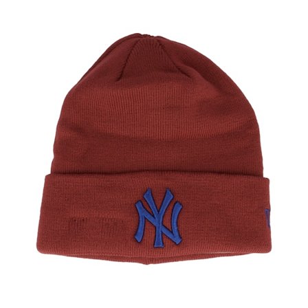 New Era - MLB Vermelho cuff Beanie - New York Yankees League Essential Maroon/Blue Cuff @ Hatstore