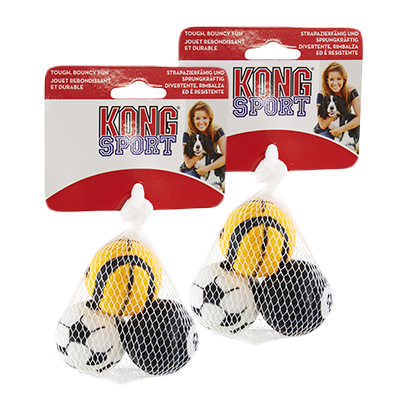 KONG Sports Balls, 3 stk, Flere Størrelser