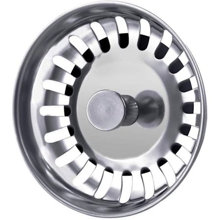 2 kpl 78 mm yleiskäyttöinen keittiön lavuaarin tulppa ruostumattomasta teräksestä