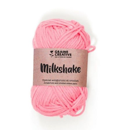 Amigurumi Bomuldsgarn Pink Milkshake