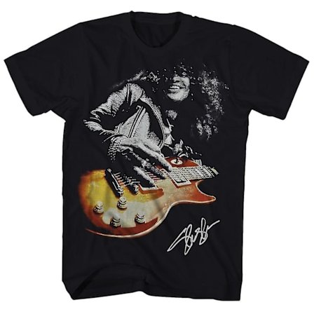 Guns N' Roses T-shirt Guitar Shredding Slash Signature Guns N' Roses-skjorta Kläder