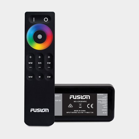 Control remoto con receptor Fusion, inalámbrico, compatible con altavoces Fusion CRGBW