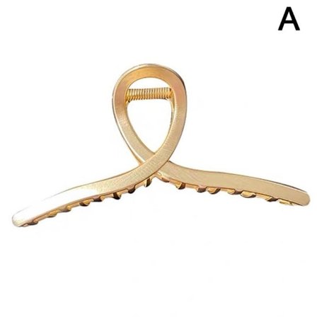 1 förpackning stora metallhårklämmor ihåliga Halkfria hårklämmor - high quality