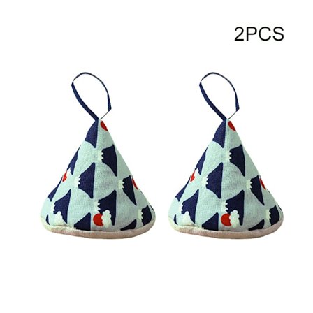 2st Trianglar Cap Bomull Anti-skållning Pan Handtag Cover Värmeisolering För Gryta Järn Gryta
