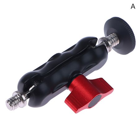 Metallklemme med dobbelt kulehode Magisk armklemme 1/4'' 3/8'' H