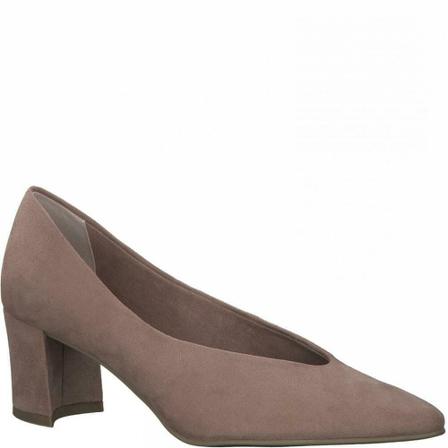 Marco Tozzi Nude Elegant Middle Heel Heels , Beige , Dames , Maat: 37 EU Pumps