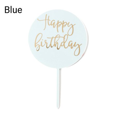 Cake Toppers Cupcake Toppers SININEN