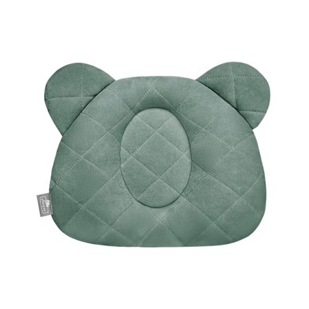 Muslin head shaping pillow Green