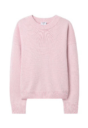 Filippa K Wool Cashmere Crewneck Sweater Stickat Dam Rosa S