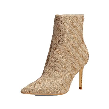 Guess Laarzen , Beige , Dames , Maat: 37 EU Enkellaarsjes