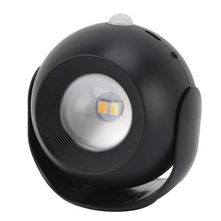 LED Vägglampa Rörelsesensor 3 Färgljuseffekt Trådlös Magnetisk Montering Uppladdningsbar Vägglampa Dimbar Belysning för Hall