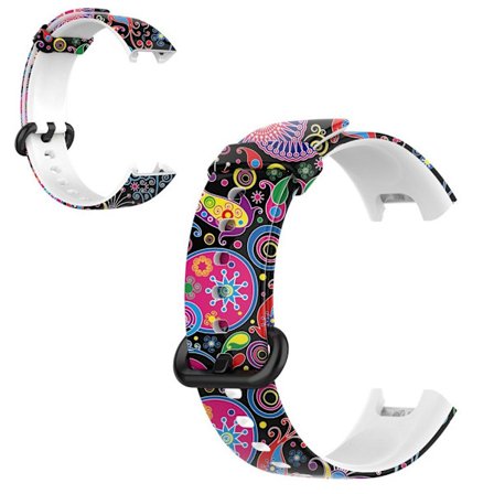 Xiaomi Mi Watch Lite / Redmi Watch colorful pattern silicone watch band - Peacock