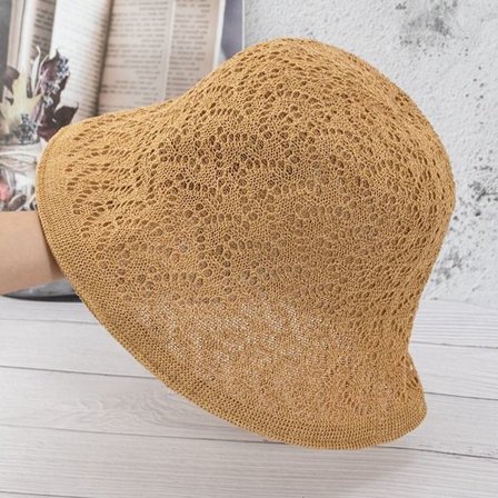 Unisex bøttehatter Dame Sommerlue KHAKI