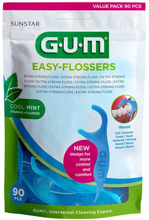 GUM Easy Flossers 90 stk, Medicin & Pleje, Mund & Tandpleje, Tandstikker