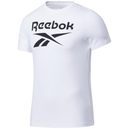 Reebok Men's Graphic Series Reebok Stacked Tee Men short-sleeved sweaters White S