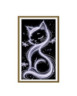 Pärlbroderi Öm flicka