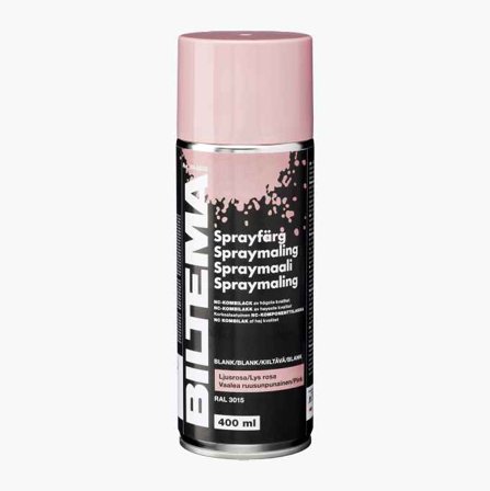 Sprayfärg blank ljusrosa 400 ml - Biltema