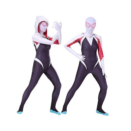 Spider-Man World Gwen Stacy Cosplay Jumpsuit Halloween