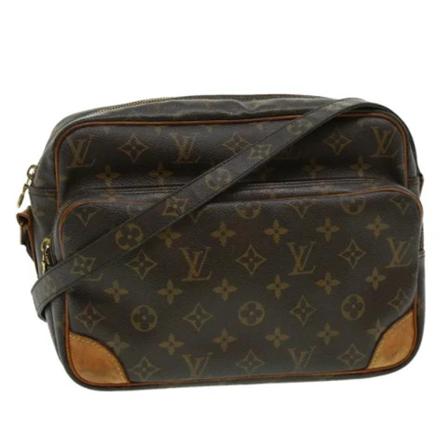 Louis Vuitton Vintage, Pre-owned Canvas louis-vuitton-bags Bruin, Dames, Maat:ONE Size