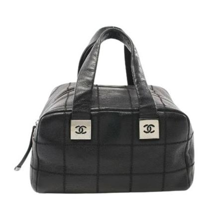 Chanel Vintage, Pre-owned Handbag Zwart, Dames, Maat:ONE Size