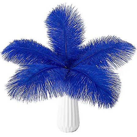 10 st strutsfjädrar naturlig bulk