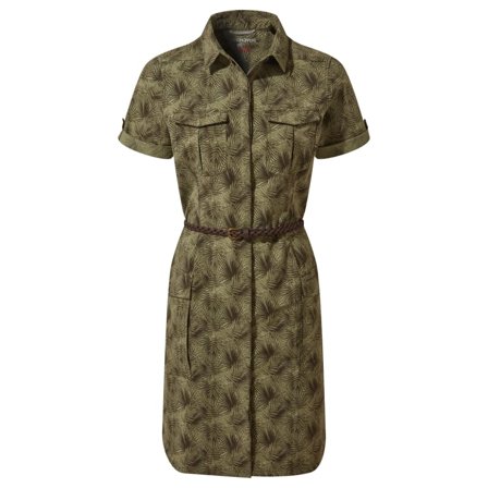 Craghoppers NosiLife Savannah Dress Sleeve Women dresses Green 40