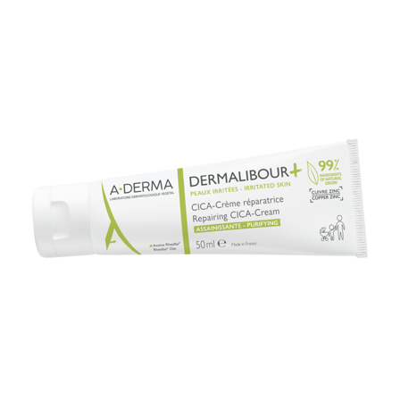 A-Derma Dermalibour+ Reparing CICA-Cream, 50 ml