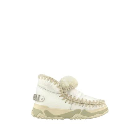 Mou, Scarpe Eskimo Trainer Rhinestones Biały, Kobieta, Rozmiar: 36 EU