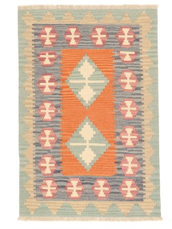 Tribal Lille Kelim Ghashghai Tæppe 84X125