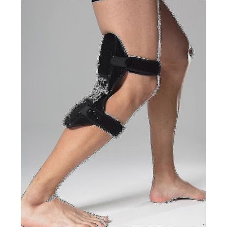 Knae-exoskelet Assisteret Ganghjælper Booster Ældre Beskytter Knæbeskyttere Sport Bjergbestigning Fitness Cykling Trappeklatring, Én Stykke, Sort-MXBC