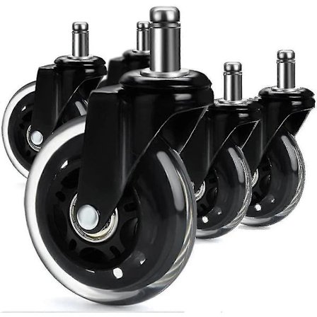 5-pak Kontorstol Hjul Kontorstol Hjul 360 Rotation