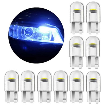 Led Signallampa 194 Bil Läs Lampa T10 W5w Kupol Kil Skylt Lampa 10x (Ruipei)