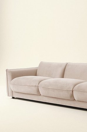 Jotex - Sofa 3-sitzer Hellbeige - MOLTON - Kaufe 3-Sitzer-Sofas bei Jotex