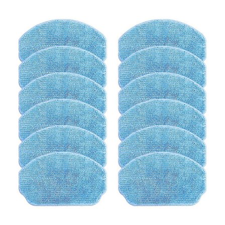 12 stk. kompatible moppekluter for Midea VCR04W, reservedeler til robotstøvsuger