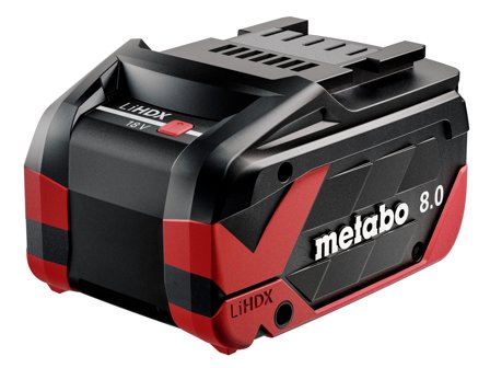 Metabo LIHDX XTREME Batteri 8,0 Ah, 18V, Maskintillbehör & förbrukning