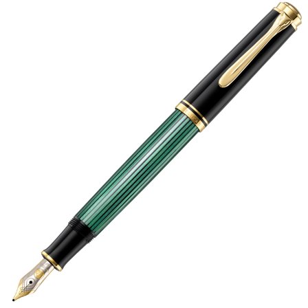 Pelikan Souverän M400 Fountain Pen Black/Green Fine