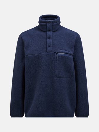 Fleece Snap T-Neck Homme