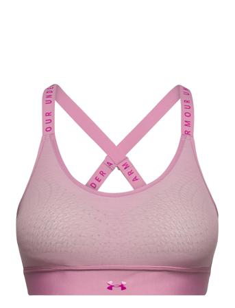 Ua Infinity Mid Bra Lingerie Bras & Tops Sports Bras - ALL Rosa Under Armour
