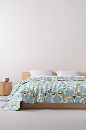 Jotex - Tagesdecke Blau - FRIDA - Kaufe Tagesdecken bei Jotex