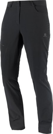 Salomon Women's Wayfarer Pants Women hiking trousers Black 42 Regular
